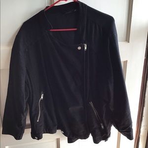 Black zip up jacket